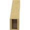 Ekena Millwork 5-inch W x 18-inch D x 18-inch H Stanfield Rough Cedar Woodgrain TimberThane Knee Brace, Primed BRCUR05X18X18STARCPR - alternate 2